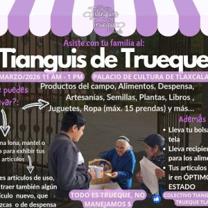 Llega el tianguis del trueque al Palacio de Cultura