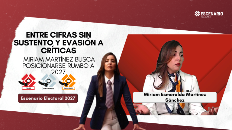 Escenario Electoral 2027 | Entre cifras sin sustento y evasión a críticas, Miriam Martínez busca posicionarse rumbo a 2027