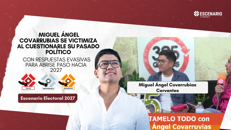 Escenario Electoral 2027 | Miguel Ángel Covarrubias se victimiza al cuestionarle su pasado político con respuestas evasivas para abrise paso hacia 2027