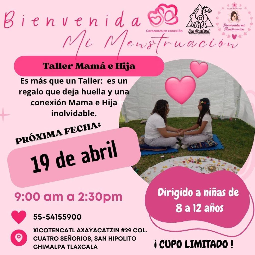 Taller "Bienvenida mi Menstruación" en la Central 3 Taller "Bienvenida mi Menstruación"