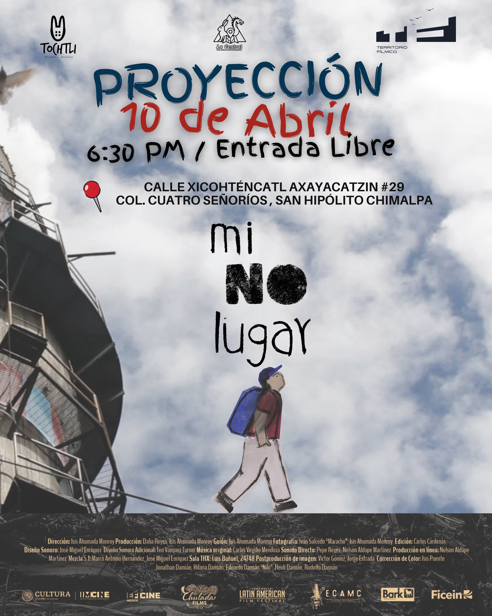 proyección de mi no lugar