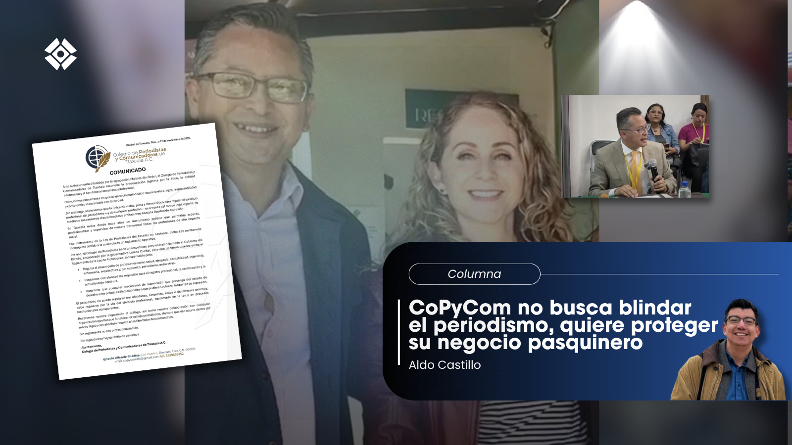 CoPyCom no busca blindar el periodismo, quiere proteger su negocio pasquinero