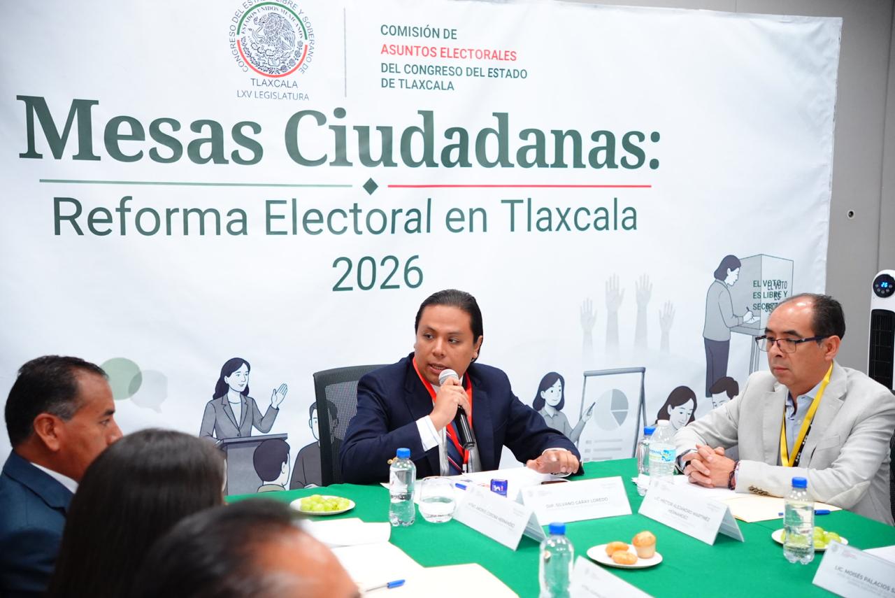 Congreso valora más de 35 propuestas para reforma electoral en Tlaxcala