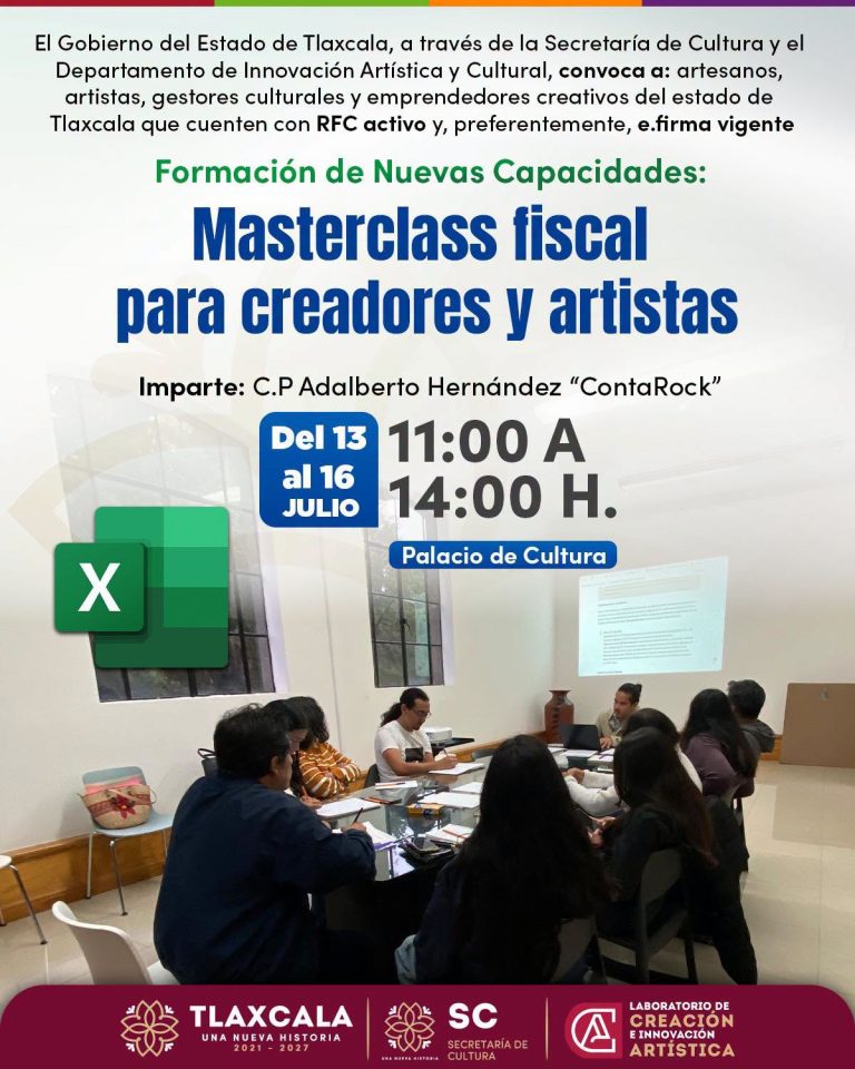 Masterclass Fiscal para Artistas y Creadores