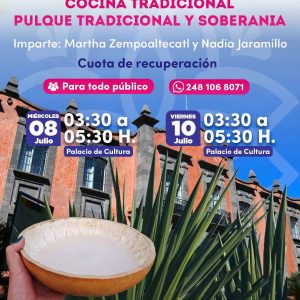 Sabores con identidad: Abren taller de pulque tradicional en el Palacio de Cultura