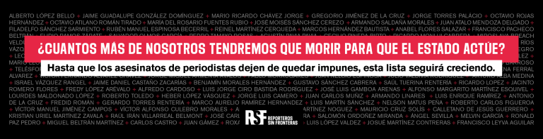 RSF y medios de todo México exigen a Sheinbaum frenar agresiones a periodistas