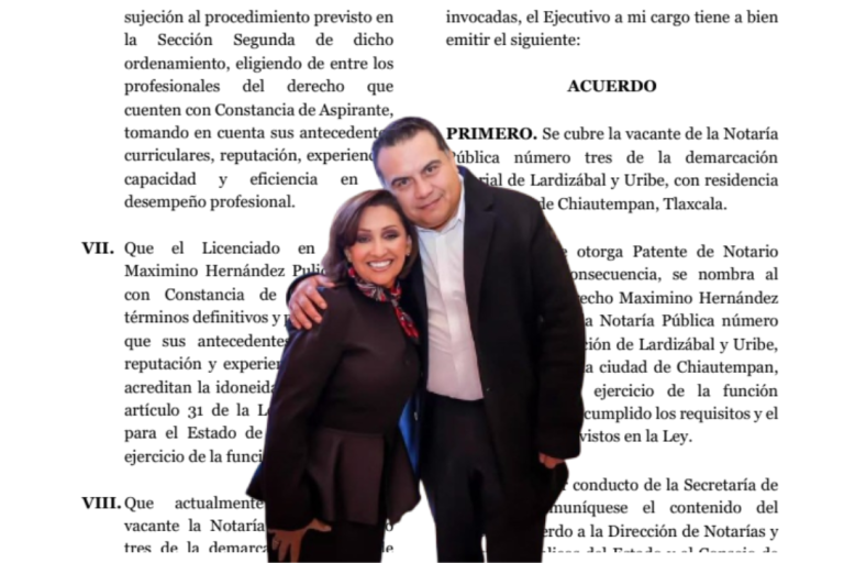 Mediante asignación directa y tras aprobar un examen, Maximino Hernández llega a la Notaría 3