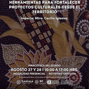 Abren registro para taller de Gestión Cultural en la Pinacoteca